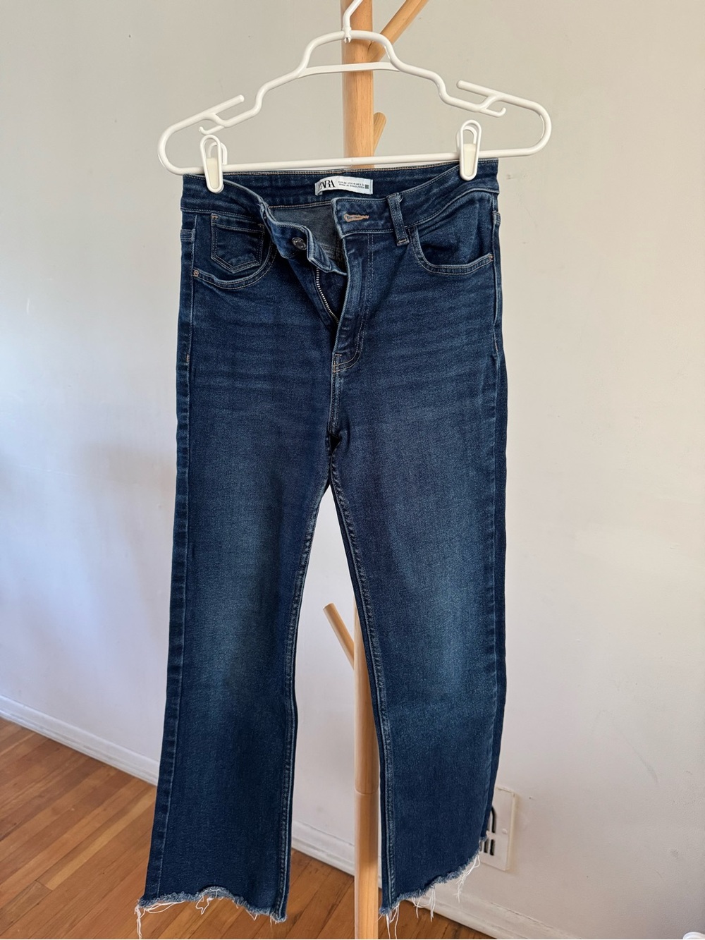 Zara Flared Dark Wash Jean